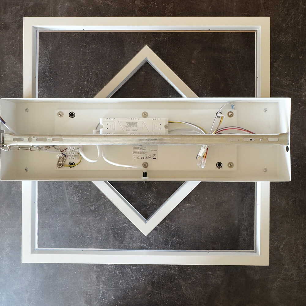 Світильник LED smart KENZO-S+пульт 100W 3000-5000K IP20 квадрат білий Violux ( 220675 )